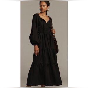 Anthropologie The Somerset Maxi Dress: Puff-Sleeved Edition